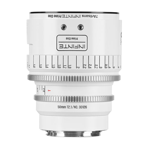 7Artisans Infinte 50mm T2.1  Canon EF weiß