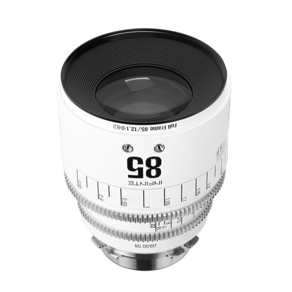 7Artisans Infinte 85mm T2.1  Arri PL weiß
