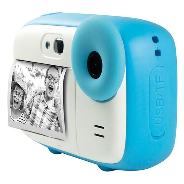 Agfaphoto Realikids Instant Cam Sofortbildkamera inkl.Thermorollen  blau