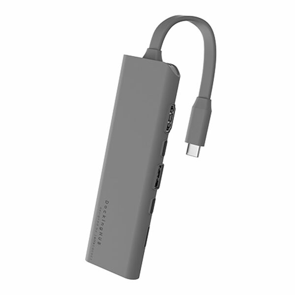 Allocacoc DockingHUB USB C  grau