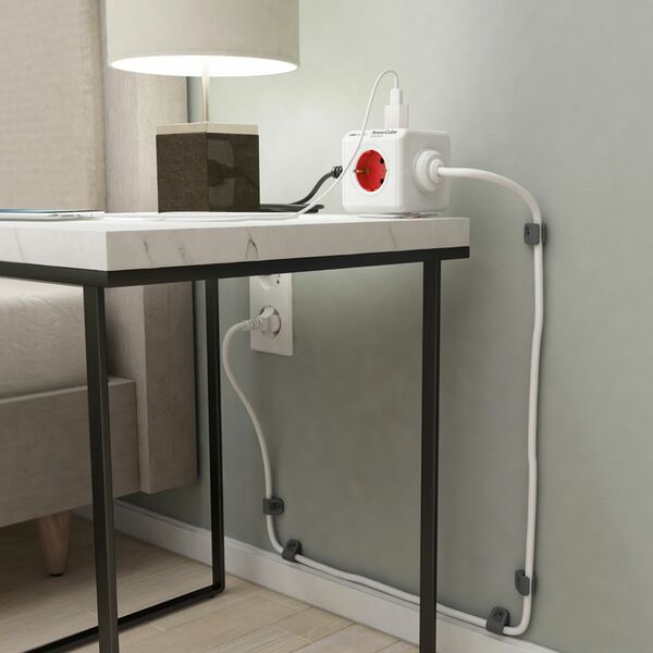 Allocacoc PowerCube Extended 1,5m cable  blau