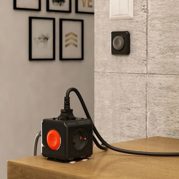 Allocacoc PowerCube Extended Remote set  weiß