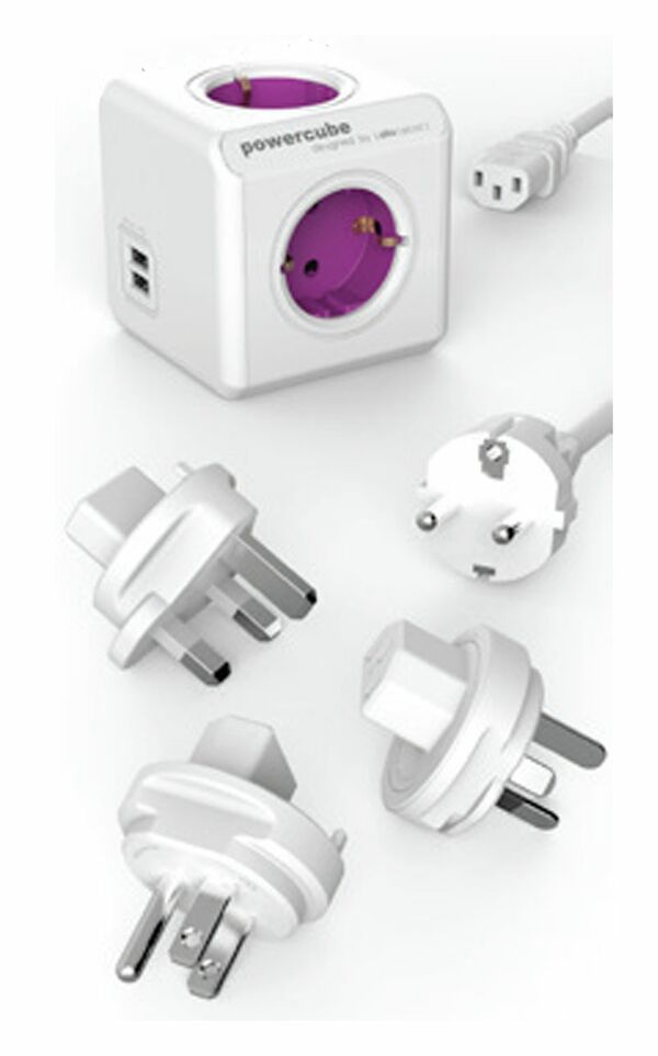 Allocacoc PowerCube ReWirable USB + 3x plug 