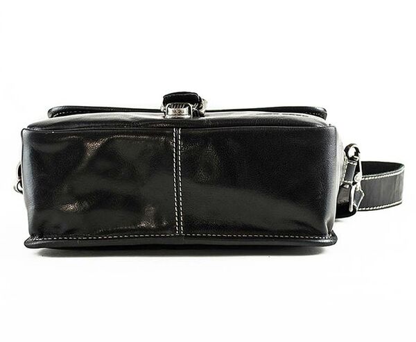 Alpenleder Kameratasche Presse  Ebenholz