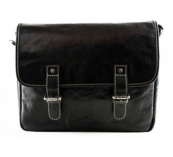 Alpenleder Kameratasche Reporter  Ebenholz