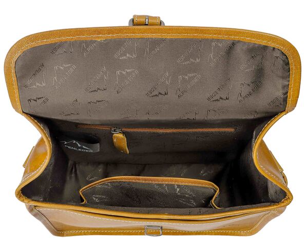 Alpenleder Kameratasche Presse  Cognac