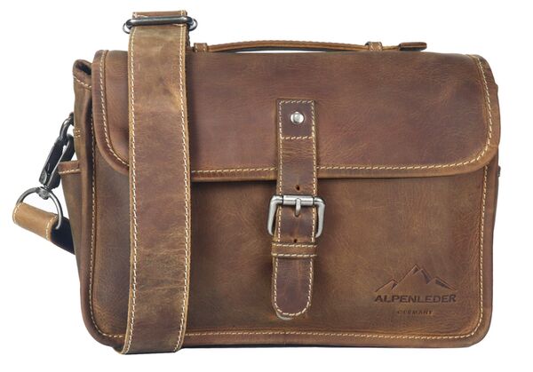 Alpenleder Kameratasche Presse  Wild Camel