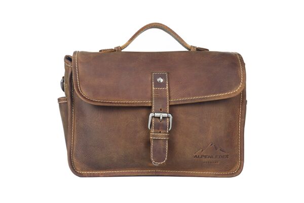 Alpenleder Kameratasche Presse  Wild Camel