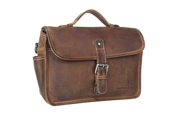 Alpenleder Kameratasche Presse  Wild Camel