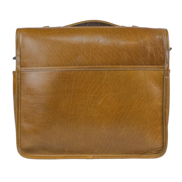 Alpenleder Kameratasche Reporter  cognac