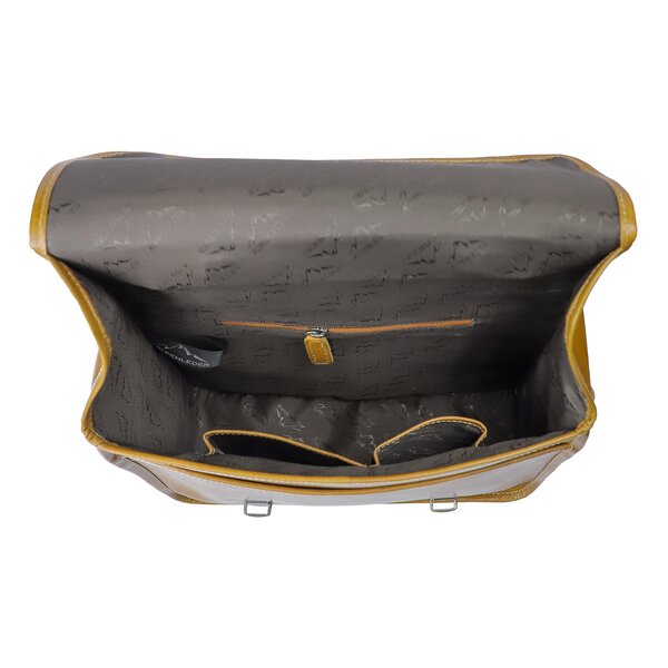 Alpenleder Kameratasche Reporter  cognac