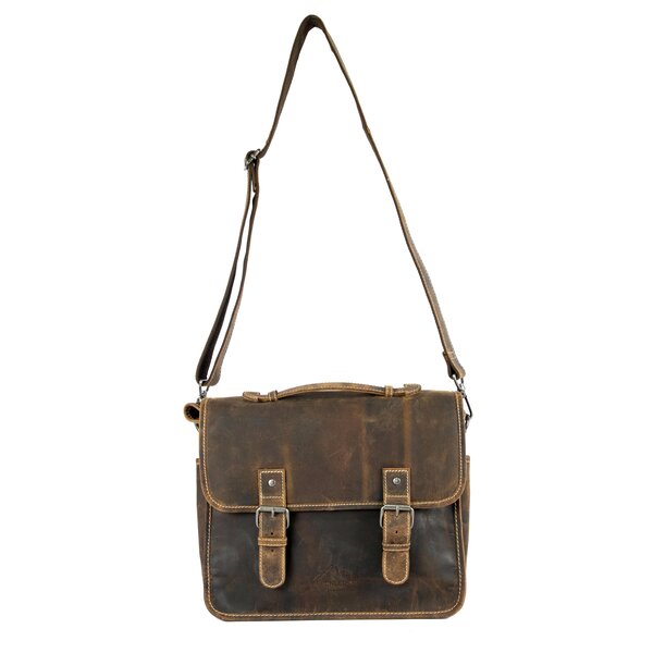 Alpenleder Kameratasche Reporter  Old Havanna