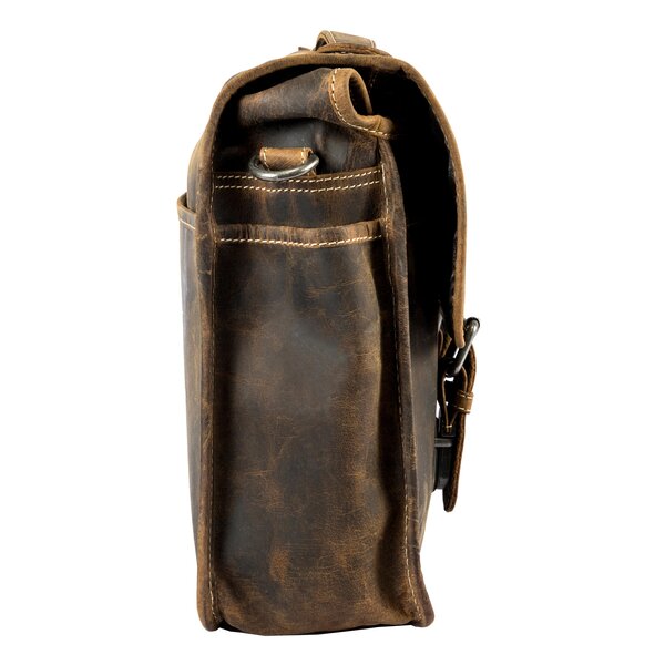 Alpenleder Kameratasche Reporter  Old Havanna