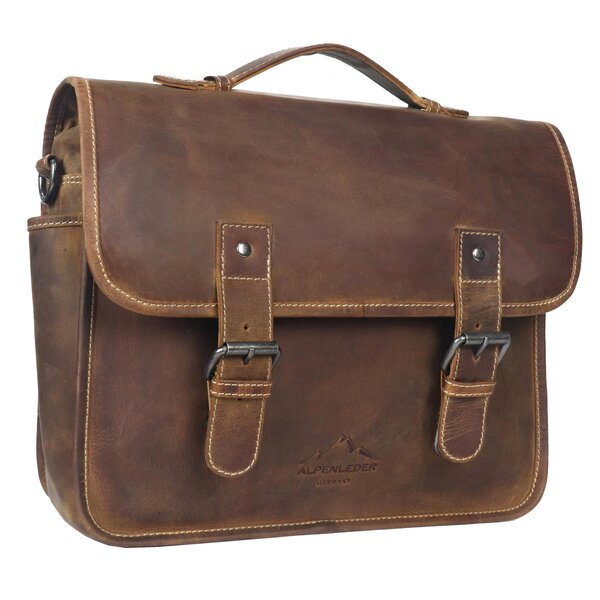 Alpenleder Kameratasche Reporter  Wild Camel