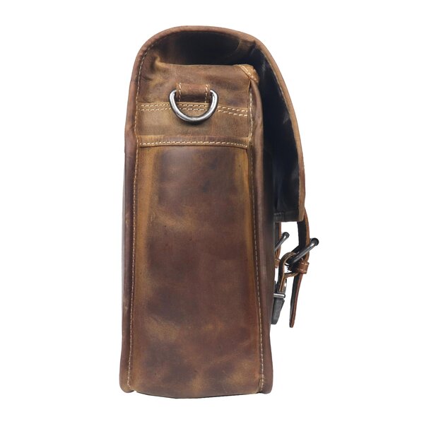 Alpenleder Kameratasche Reporter  Wild Camel