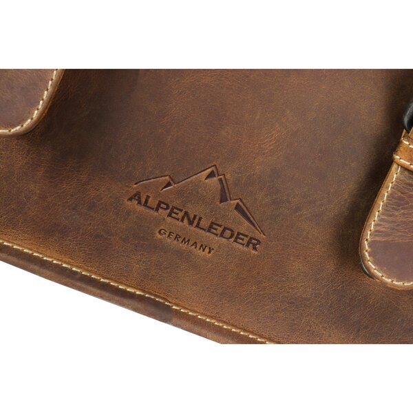 Alpenleder Kameratasche Reporter  Wild Camel