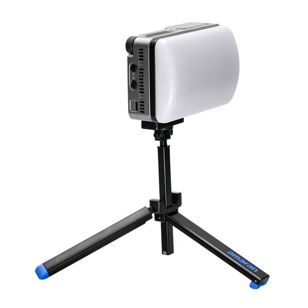 Amaran Ace 25 Kit Kameraleuchte+Grid+Mini-Stativ+Tasche  c RGBWW-LED silber