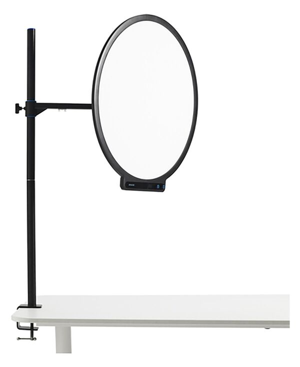 Amaran  Bi-Color Flächenleuchte mit Tischständer  Verge Max Kit Charcoal