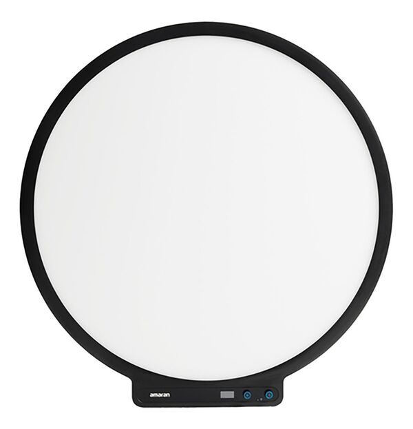 Amaran  Bi-Color Flächenleuchte mit Tischständer  Verge Max Kit Charcoal