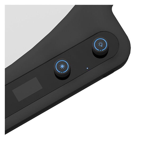 Amaran  Bi-Color Flächenleuchte mit Tischständer  Verge Max Kit Charcoal