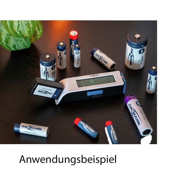Ansmann Batterie/Akkutester ComfortCheck LCD 