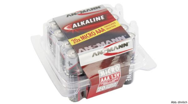 Ansmann Batterie RED Alkaline Micro  20er-Pack