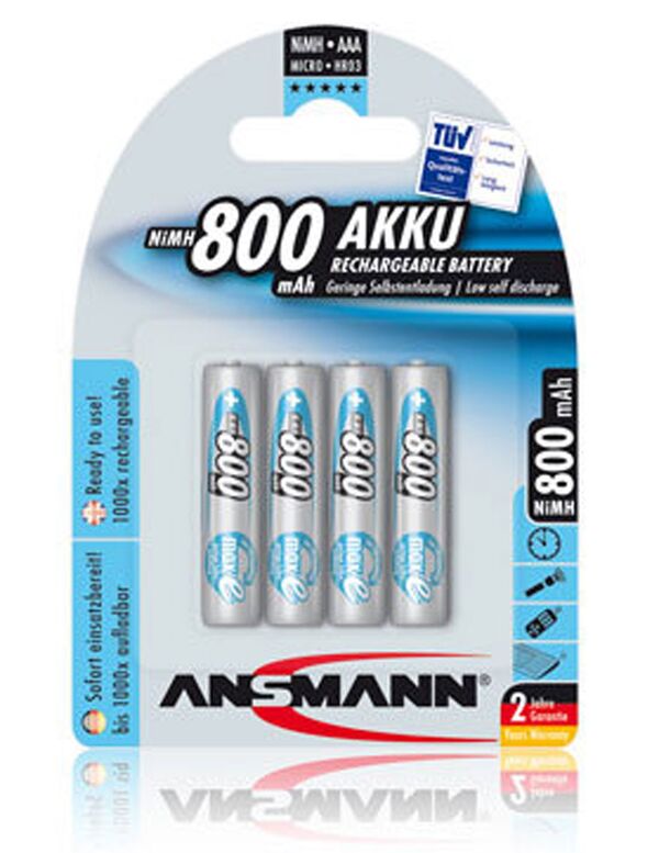 Ansmann maxE Akku Micro (AAA/HR03) 4er Blister 