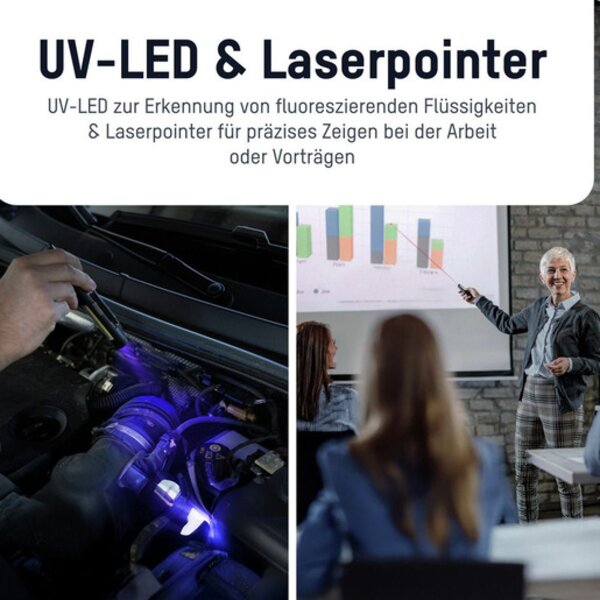 Ansmann Stiftleuchte Penlight 4in1R wiederaufladbar 