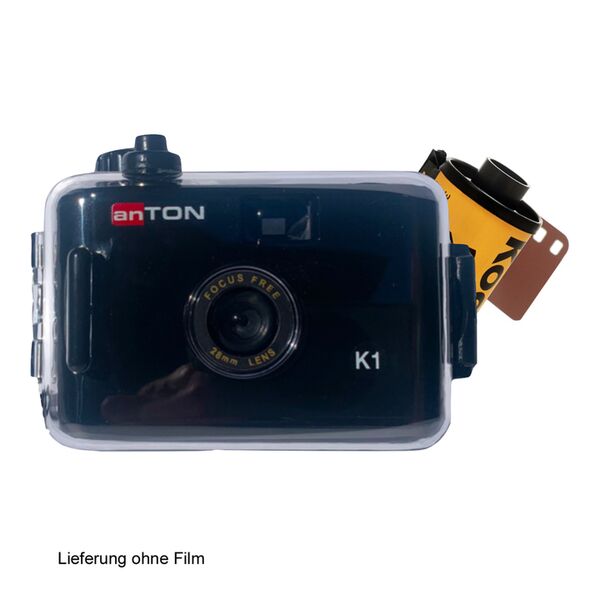 Anton K1, Kleinbildkamera mit Unterwassergehäuse   schwarz
