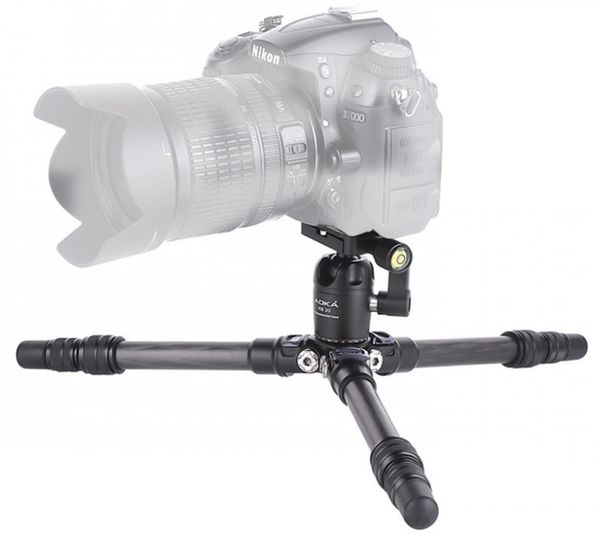 AOKA CMP163C Carbon Tischstativ + KB20 Kugelkopf 