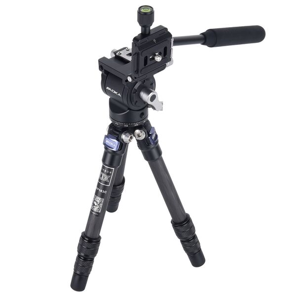AOKA CMP163C Carbon Tischstativ + ST-3 Videoneiger 