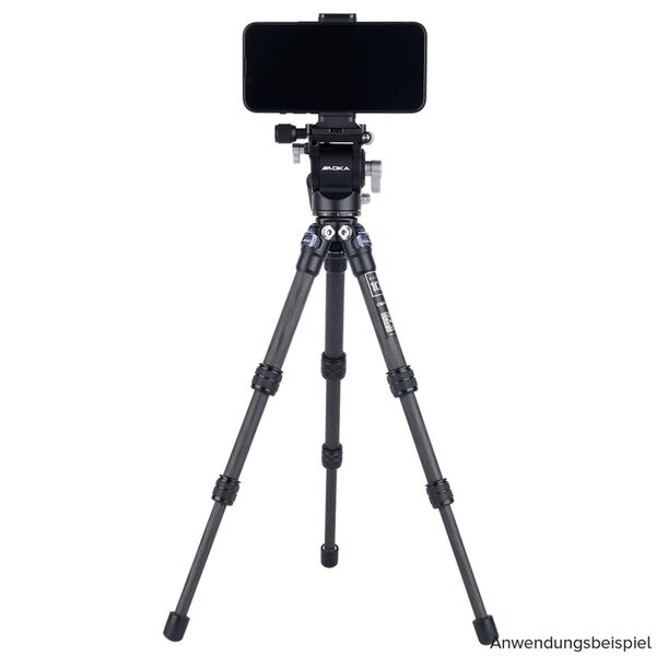 AOKA CMP163C Carbon Tischstativ + ST-3 Videoneiger 