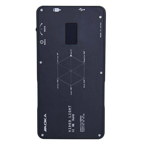 AOKA FL-70RGB Video-Flächenleuchte Multicolor 