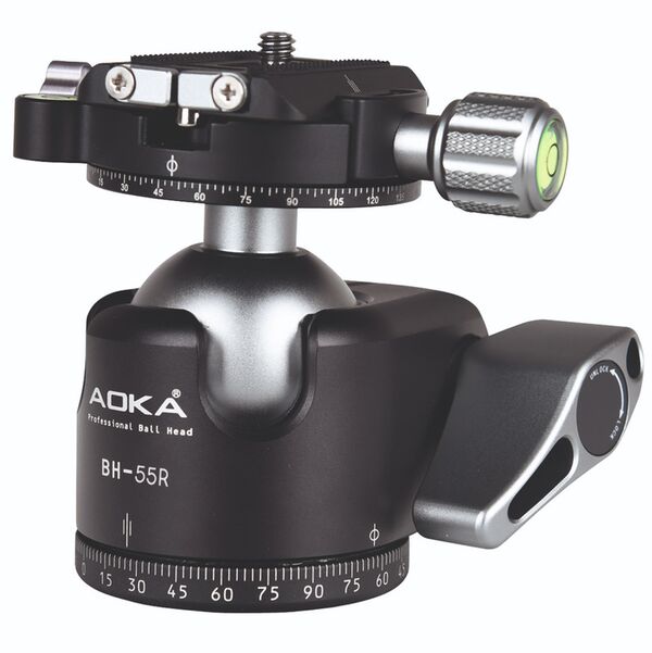 AOKA Kugekkopf BH55R mit Panoramakupplung 