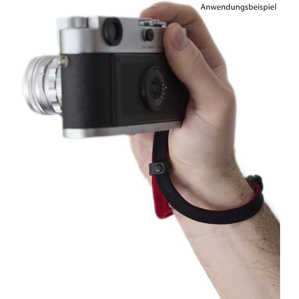 Artisan&Artist A&A ACAM-313A Handschlaufe - Seide  schwarz-rot