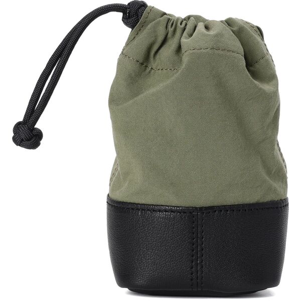 Artisan&Artist A&A ACAM-LP140 Objektivbeutel Leder/Stoff Größe M khaki 