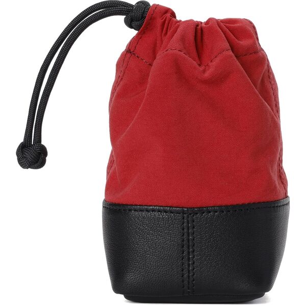 Artisan&Artist A&A ACAM-LP140 Objektivbeutel Leder/Stoff Größe M rot 