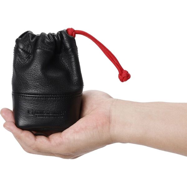 Artisan&Artist A&A ACAM-LPL120 Objektivbeutel Leder Größe S schwarz 