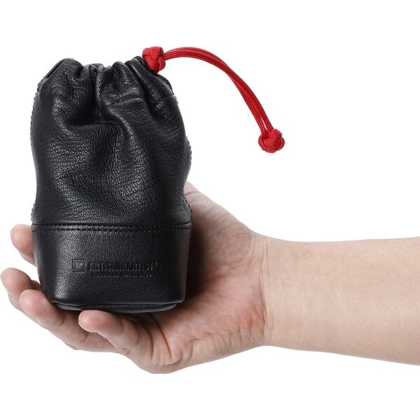 Artisan&Artist A&A ACAM-LPL140 Objektivbeutel Leder Größe M schwarz 