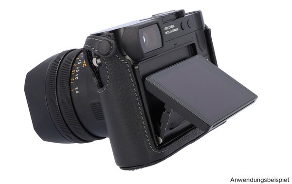 Artisan&Artist A&A LMB-Q123 Leder-Halfcase Leica Q  Schwarz