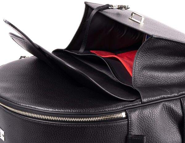 Artisan&Artist ACAM-EX0002  - Leder-Rucksack  schwarz