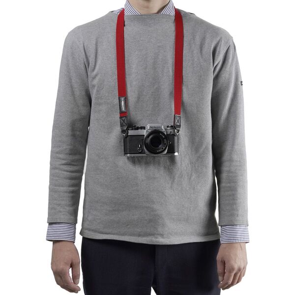 Artisan&Artist Kameragurt Textil  rot