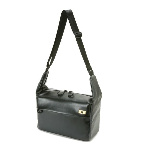 Artisan&Artist Schultertasche A&A ACAM-BS0002, Basalt  schwarz-grau