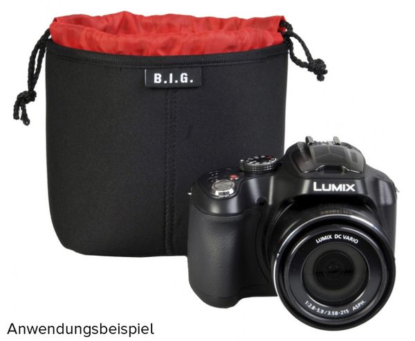 B.I.G. PC14 Neopren Kamerabeutel, 14x14x10cm 