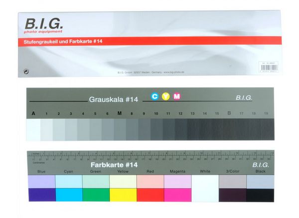 B.I.G. Stufengraukeil + Farbkarte 14 / 36cm 