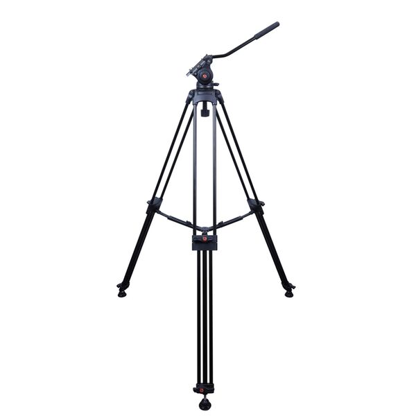 B.I.G. TV-4000 Doppelrohr Videostativ mit Neiger 