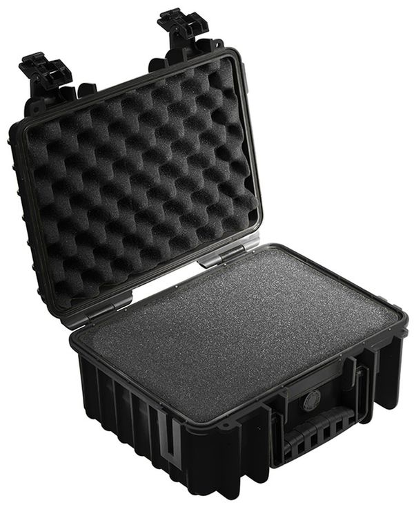 B&W Outdoor.cases Type 3000  schwarz Würfelschaum (SI)