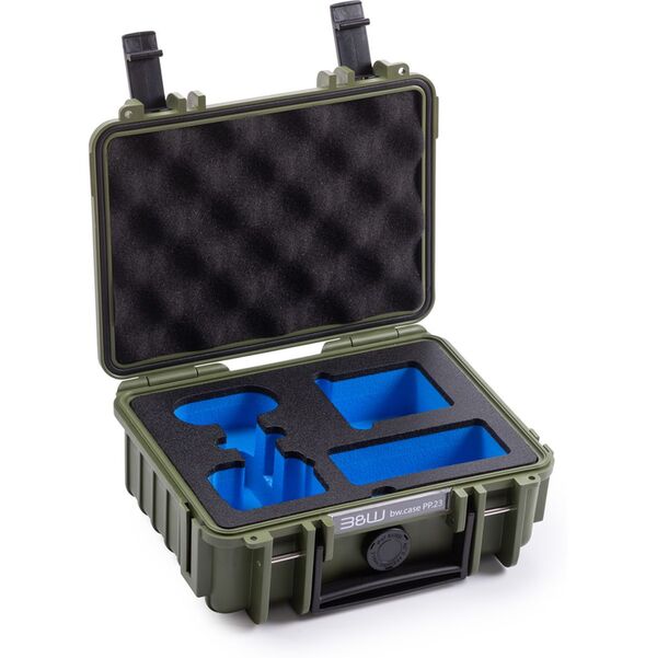 B&W Outdoor.cases Action Case PP.23  Insta360 Go 3 bronze grün