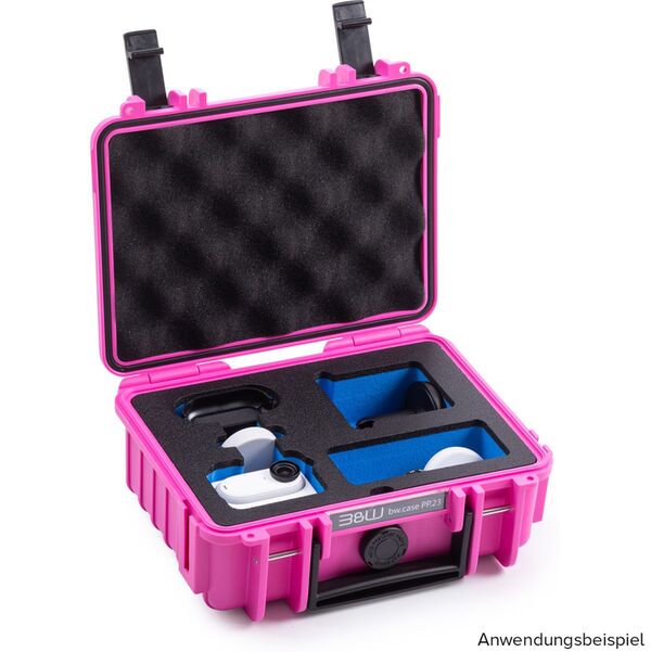 B&W Outdoor.cases Action Case PP.23  Insta360 Go 3 pink