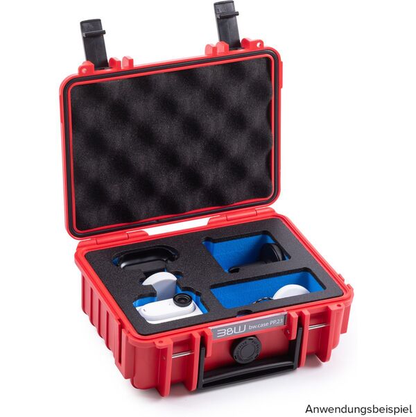 B&W Outdoor.cases Action Case PP.23 Insta360 Go 3  rot